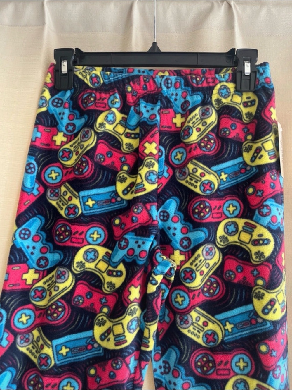 Boys Multicolor Video Game Controller Pajama Pants - Picture 3 of 4